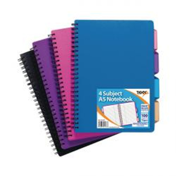 A5 4 SUBJECT NOTEBOOK