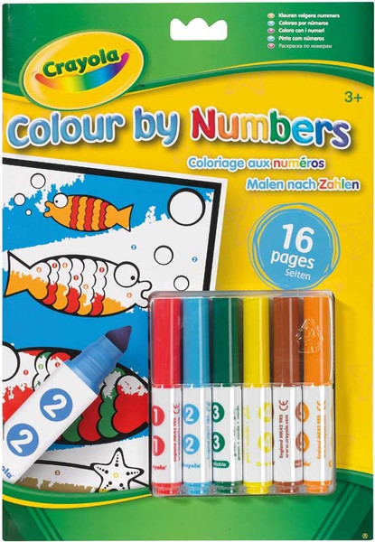 Crayola Cbn Book With 6 Pens