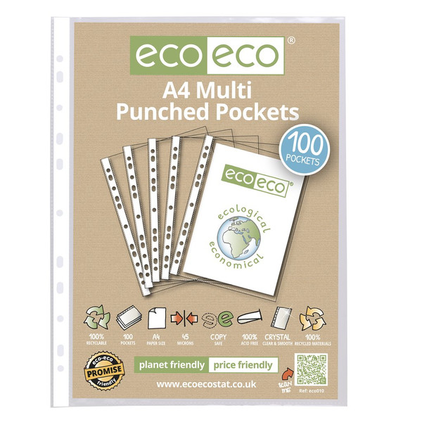 100 PUNCHED POKETS ECO