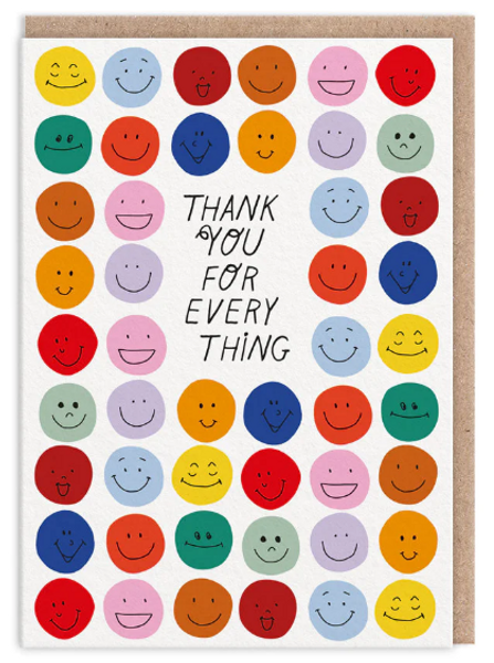 Smileys Thank You Card (9797)