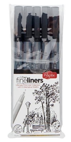 Proscribe Pkt.5 Ultimo Fineliner Pens