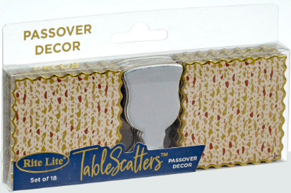 PASS TABLESCATTERS, CHPBOARD  MATZAH & CUPS