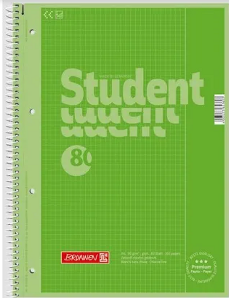 Wireb.Refill Pad A4 gn, rul. 26