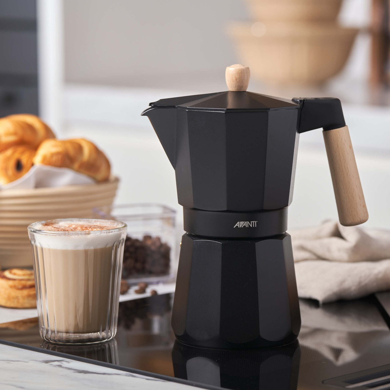 Stovetop Espresso Maker Avanti Stove Top Coffee Maker AVANTI Espresso Coffee Maker 'Art Deco' Stainless Steel Stove Top Sizes