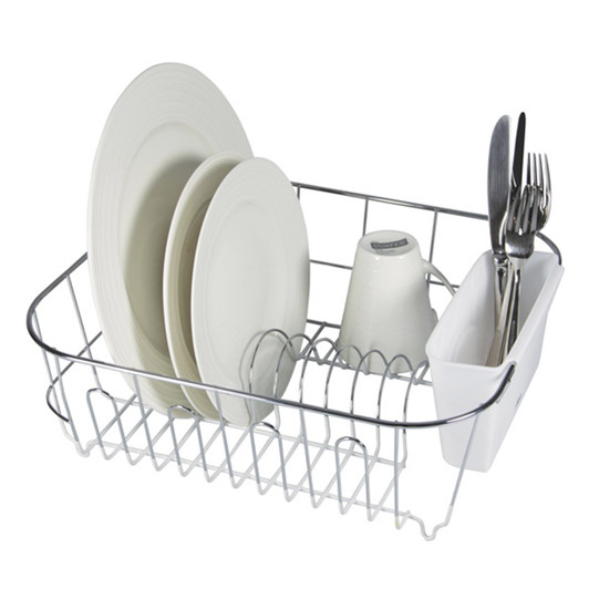 Small Slimline Dishrack - White Small Slimline Dishrack - White