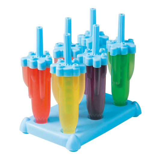 Spaceship Ice Blocks 6 Piece Set - Blue Spaceship Ice Blocks 6 Piece Set - Blue