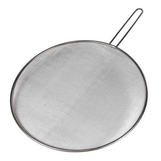 Splatter Screen - 33cm - Stainless Steel With Wire Handle Splatter Screen - 33cm - Stainless Steel With Wire Handle