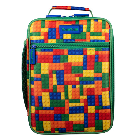 Yum Yum Kids Insulated Lunch Bag - Building Blocks Yum Yum Kids Insulated Lunch Bag - Building Blocks