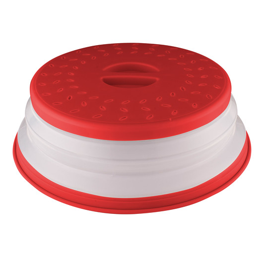 Collapsible Microwave Food Cover - Red Collapsible Microwave Food Cover - Red