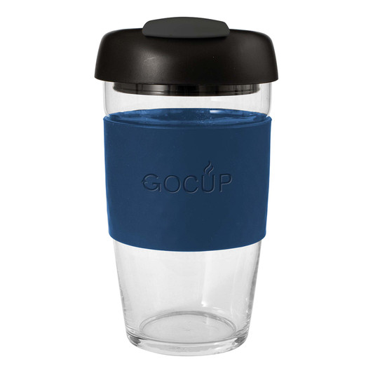 Reusable Glass Coffee Cup 16oz