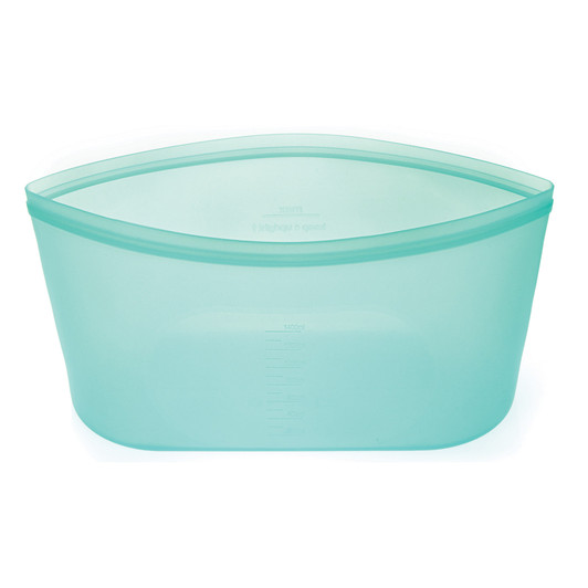 Pinch & Lock Silicone Reusable Bags - 1400ml Large- Blue