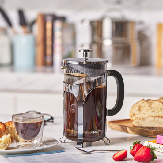 Café Press Coffee Plunger - 1L / 8 Cup - Boroscilicate Glass / Chrome Café Press Coffee Plunger - 1L / 8 Cup - Boroscilicate Glass / Chrome