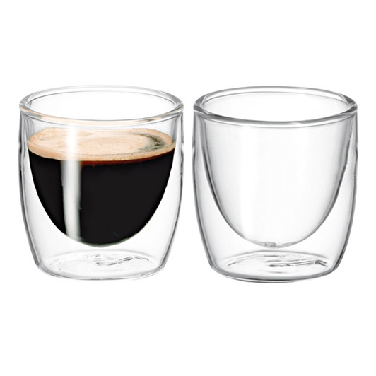 Caffe Twin Wall Glass - Set of 2 - 100ml Caffe Twin Wall Glass - Set of 2 - 100ml