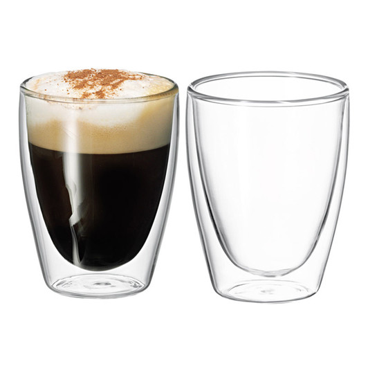 Caffe Twin Wall Glass - Set of 2 - 250ml Caffe Twin Wall Glass - Set of 2 - 250ml