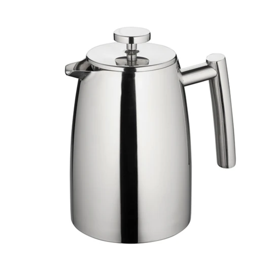 Modena Twin Wall Coffee Plunger - 350ml / 3 Cup - Stainless Steel