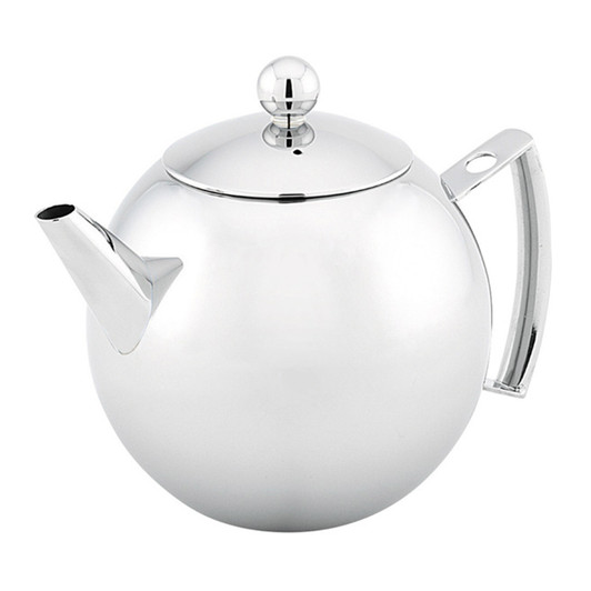 Mondo Teapot  - 600ml / 4 Cup - Stainless Steel