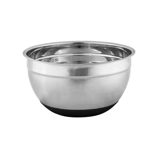 Anti-Slip Mixing Bowl - 18cm - Stainless Steel / Silicone Anti-Slip Mixing Bowl - 18cm - Stainless Steel / Silicone
