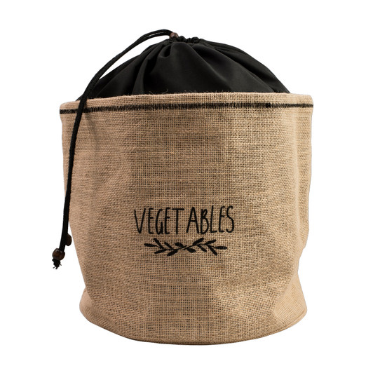 Vegetable Storage Bag - 24 x 24cm - Jute