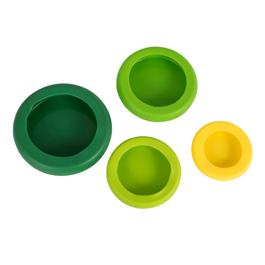 Hugger Food Saver - Green Multi - Set of 4 Hugger Food Saver - Green Multi - Set of 4