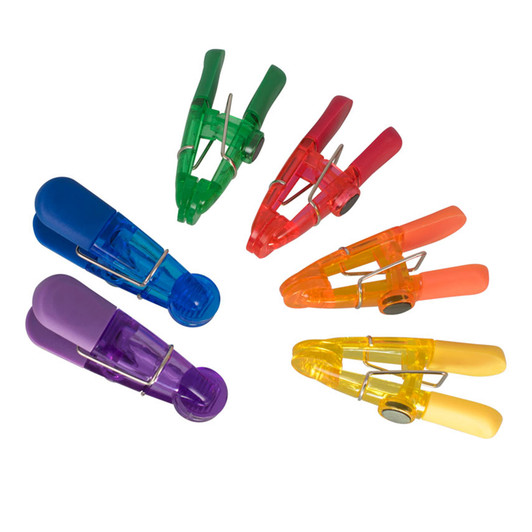 Multi-Purpose Magnetic Bag Clips - Set of 6 Multi-Purpose Magnetic Bag Clips - Set of 6