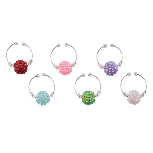 AVANTI WINE CHARMS - CRYSTAL BALLS AVANTI WINE CHARMS - CRYSTAL BALLS