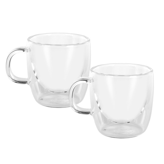 Caffe Manico Double Wall Glasses Set of 2 - 100ml Caffe Manico Double Wall Glasses Set of 2 - 100ml