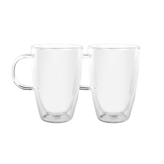 Caffe Manico Double Wall Glasses Set of 2 - 350ml Caffe Manico Double Wall Glasses Set of 2 - 350ml