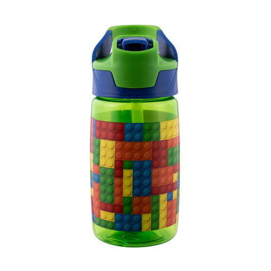Yum Yum Tritan Bottle 450ml - Building Blocks Yum Yum Tritan Bottle 450ml - Building Blocks
