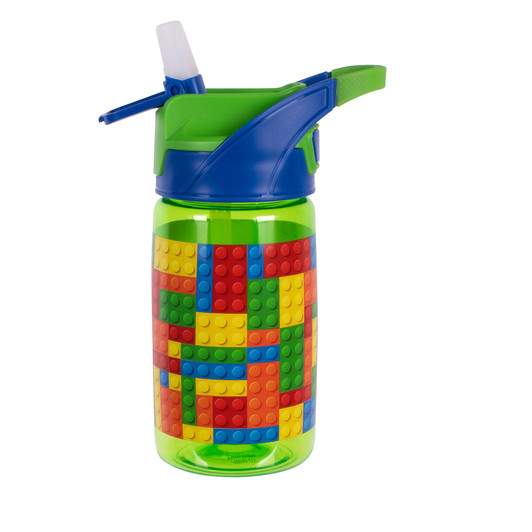 Yum Yum Tritan Bottle 450ml - Building Blocks Yum Yum Tritan Bottle 450ml - Building Blocks
