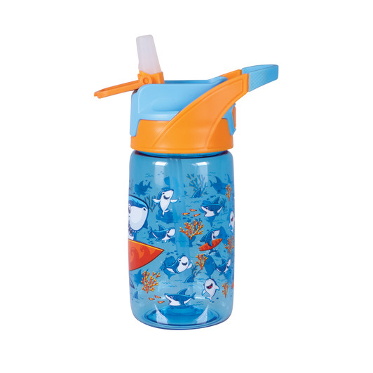 Yum Yum Tritan Bottle 450ml - Surfing Sharkie Yum Yum Tritan Bottle 450ml - Surfing Sharkie
