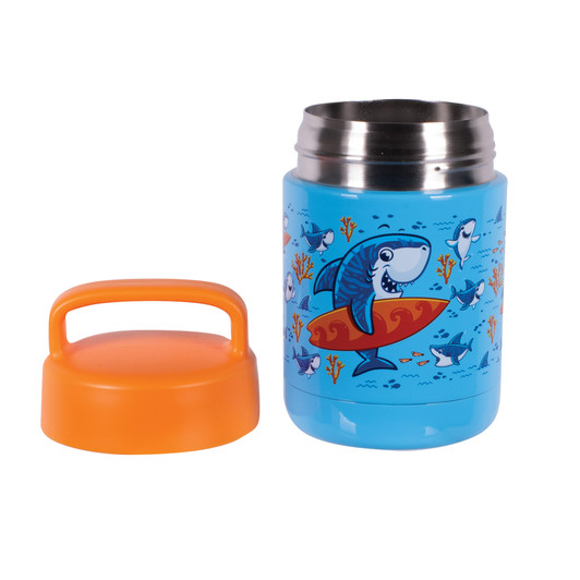 Yum Yum Food Jar 375ml - Surfing Sharkie Yum Yum Food Jar 375ml - Surfing Sharkie