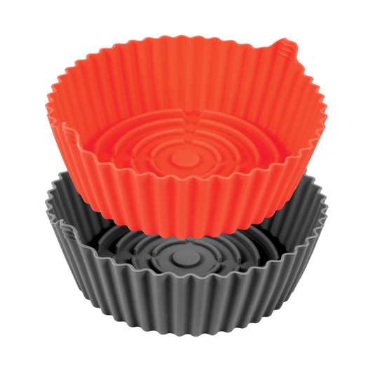 Airfryer Round Silicone Insert - Set of 2 20 x 19 x 7.5cm Airfryer Round Silicone Insert - Set of 2 20 x 19 x 7.5cm