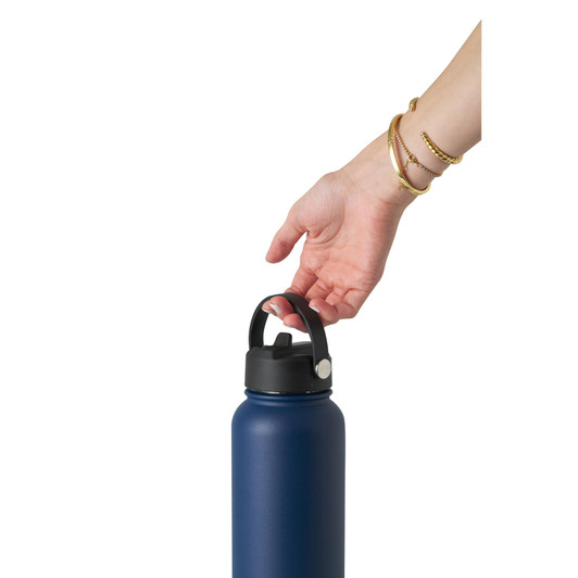 HydroSport Sipper Insulated Bottle 1.1 Litre Navy
