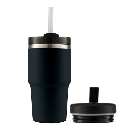 HydroQuench Insulated Smoothie Tumbler 550ml - Black HydroQuench Insulated Smoothie Tumbler 550ml - Black