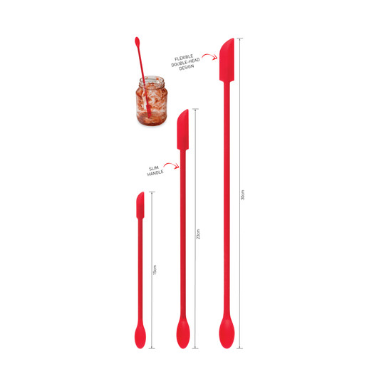 Avanti Silicone Jar Scrapers 3 Piece Set Avanti Silicone Jar Scrapers 3 Piece Set