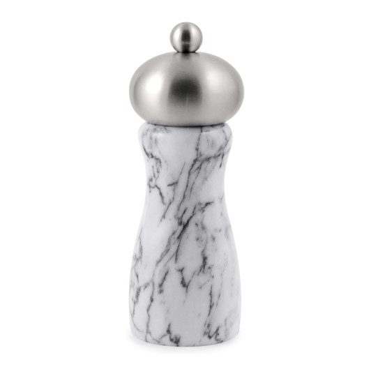 Swissmar Arctic White Marble Pepper Mill 15cm Swissmar Arctic White Marble Pepper Mill 15cm