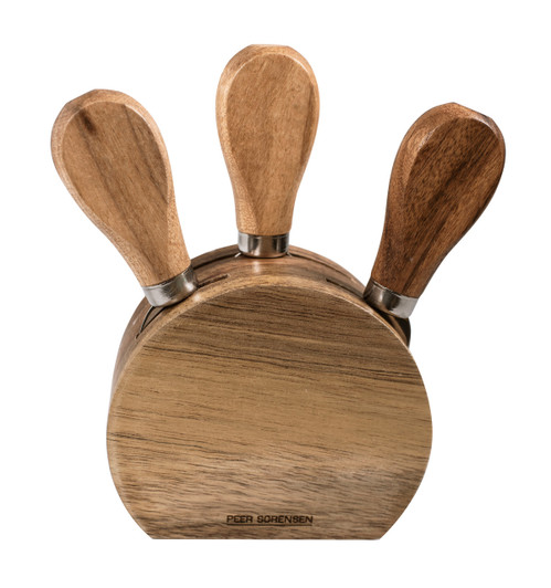 Peer Sorensen Rectangular Cheese Serving Board with 3 Cheese Knives