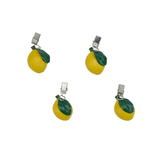 Tablecloth Weights Set 4pc Lemons