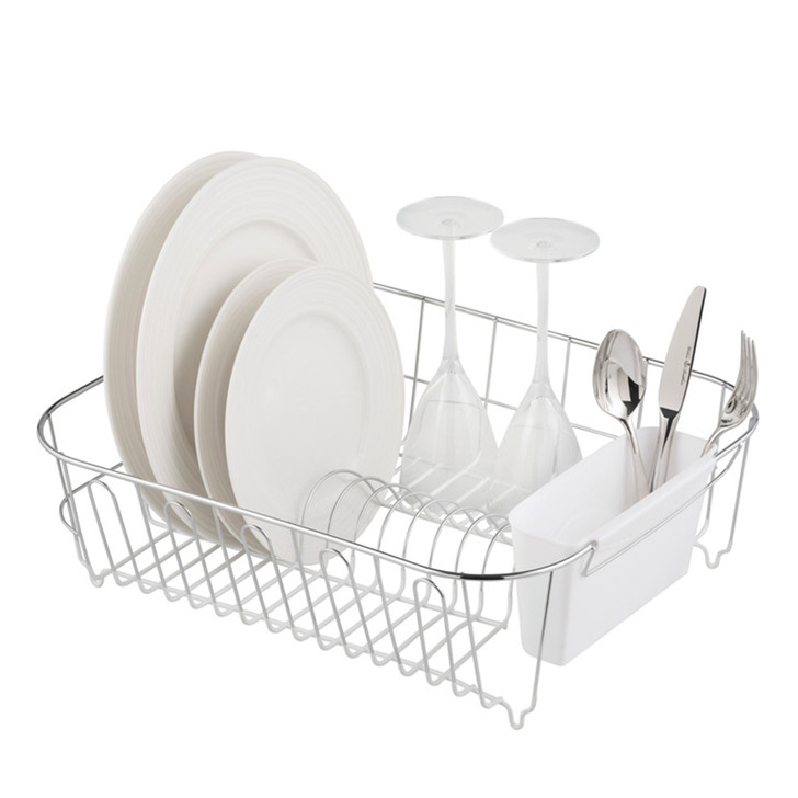 Large Slimline Dishrack - White