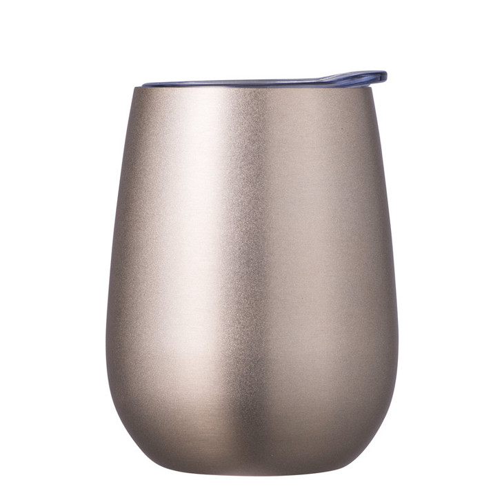 Double Wall Insulated Wine Tumbler - 300ml - Champagne