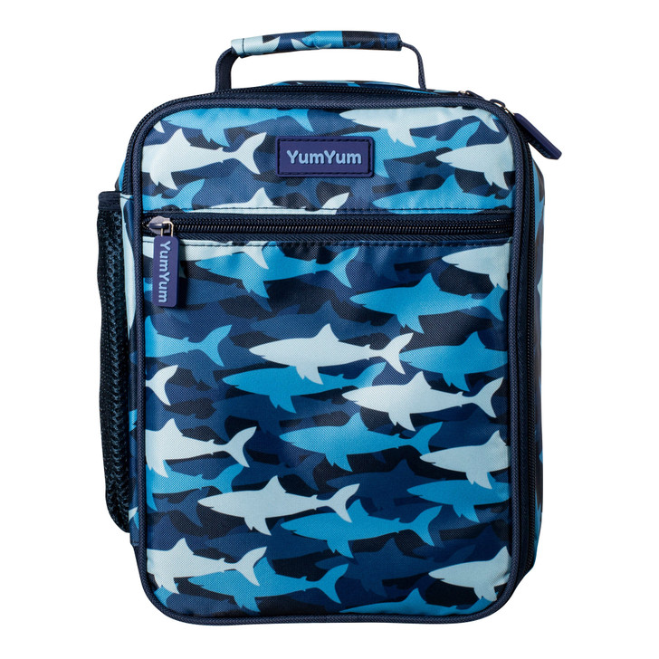 Yumyum Kids Insulated Lunch Bag - Camo Shark