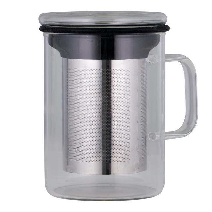 Tea Mug With Infuser - 350ml  - Black