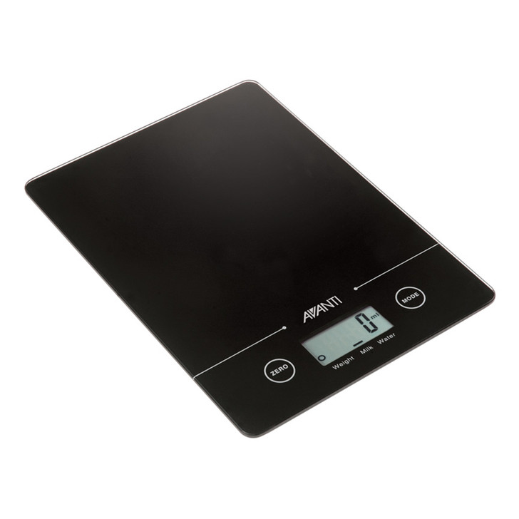 Compact Digital Kitchen Scale - Black