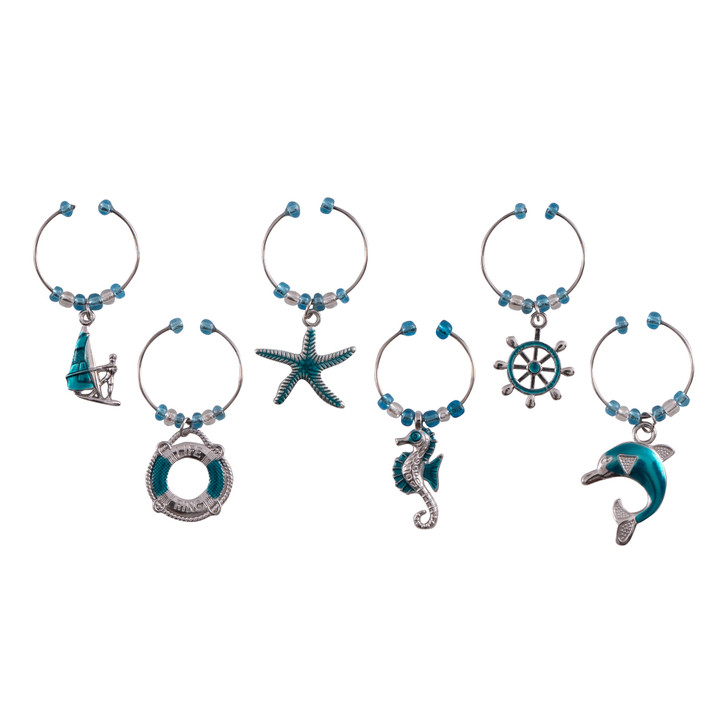 AVANTI WINE CHARMS - NAUTICAL