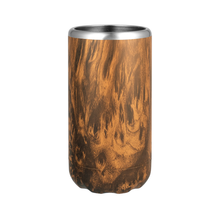 Skinny Double Wall Insulated Can & Stubbie Holder - Woodland