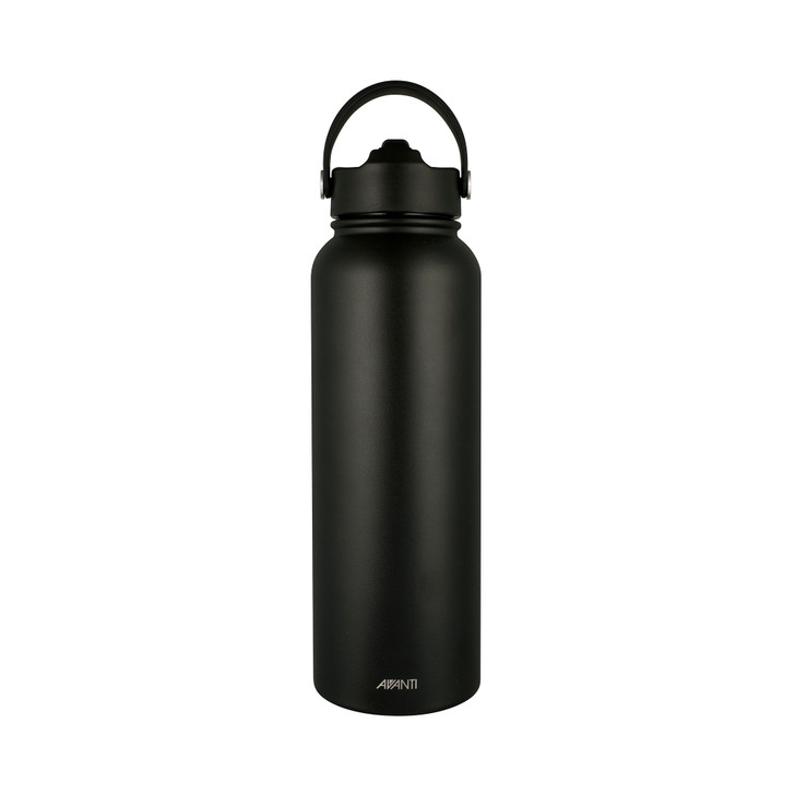 HydroSport Sipper Insulated Bottle 1.1 Litre Black