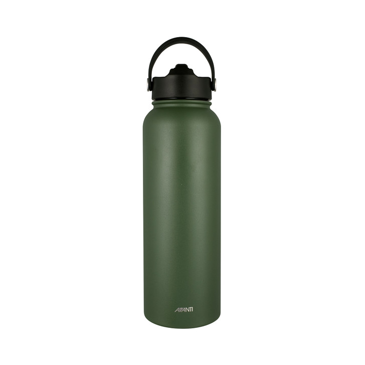 HydroSport Sipper Insulated Bottle 1.1 Litre Khaki