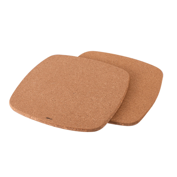 Square Cork Trivets with Magnets - Set of 2
