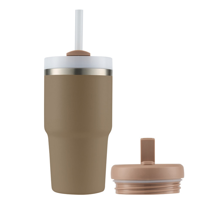 HydroQuench Insulated Smoothie Tumbler 550ml - Mocha