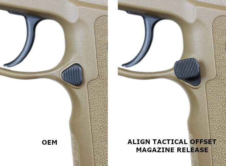 Align Tactical P320 Offset Extended Magazine Release, Right - AB Prototype